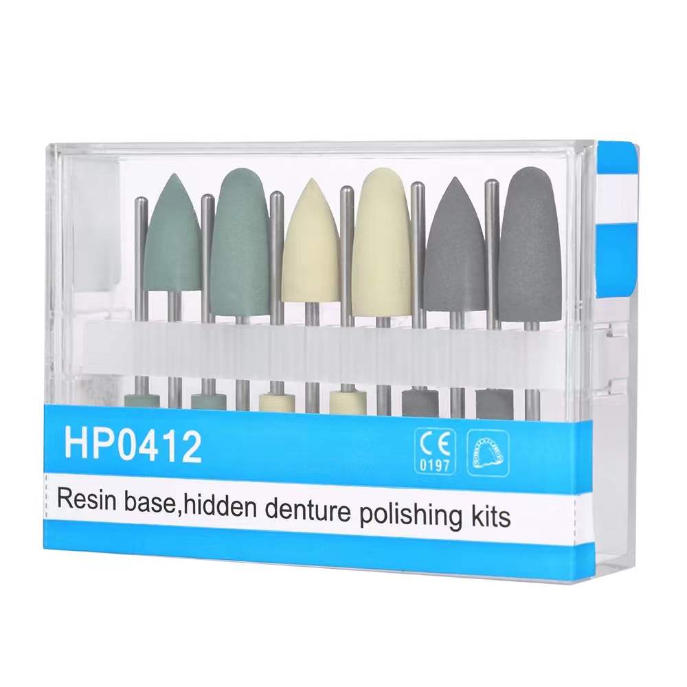Resin base, hidden denture polishing kits